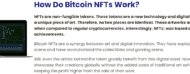 how do bitcoin nfts work