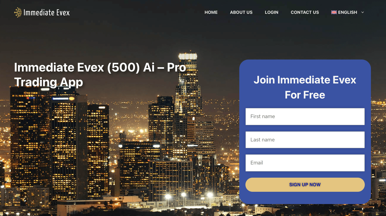 Immediate Evex 500-Home Page