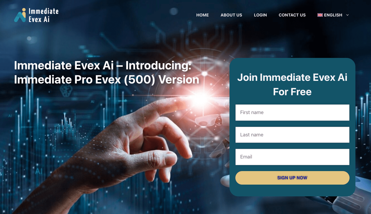 Immediate Evex Ai-Home Page-min