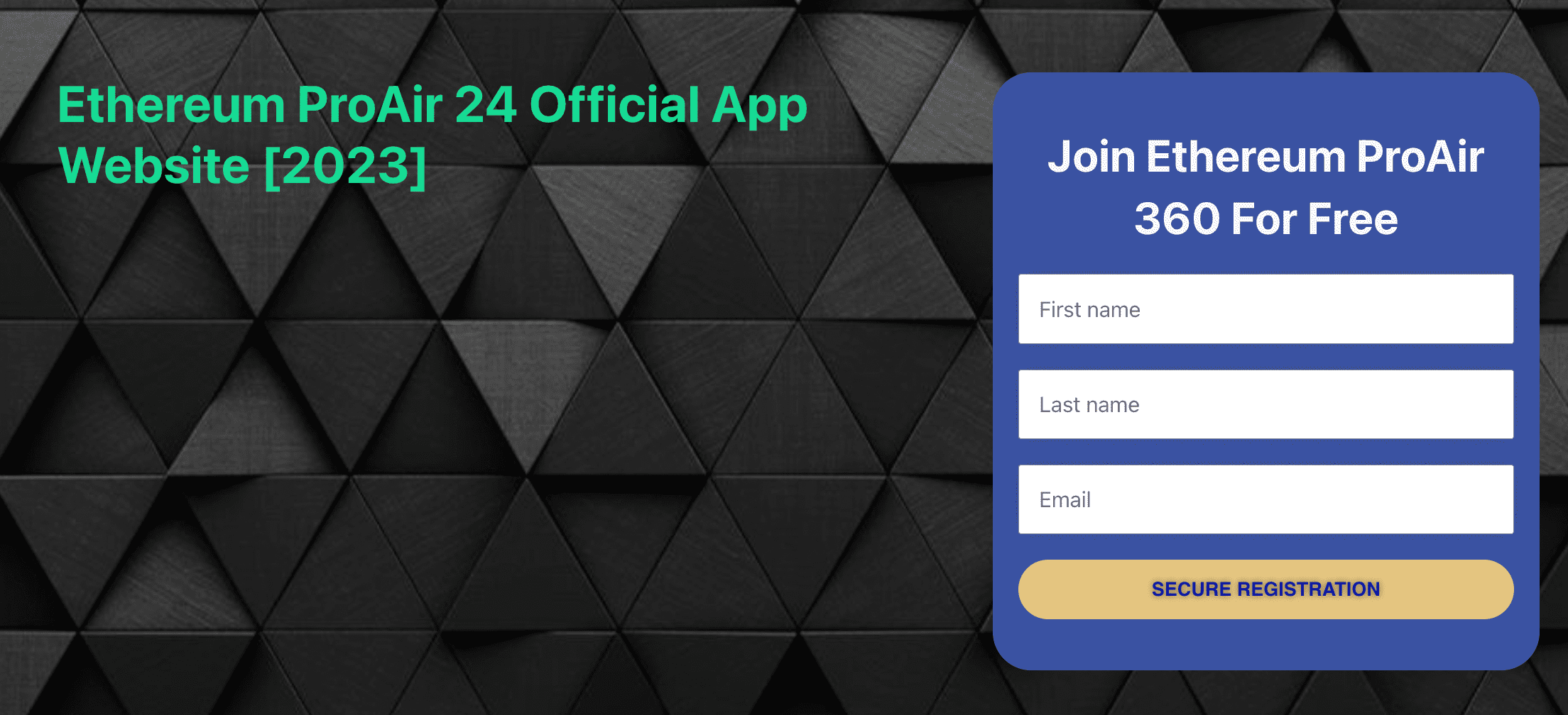 Ethereum ProAir Ai Ethereum ProAir Ai