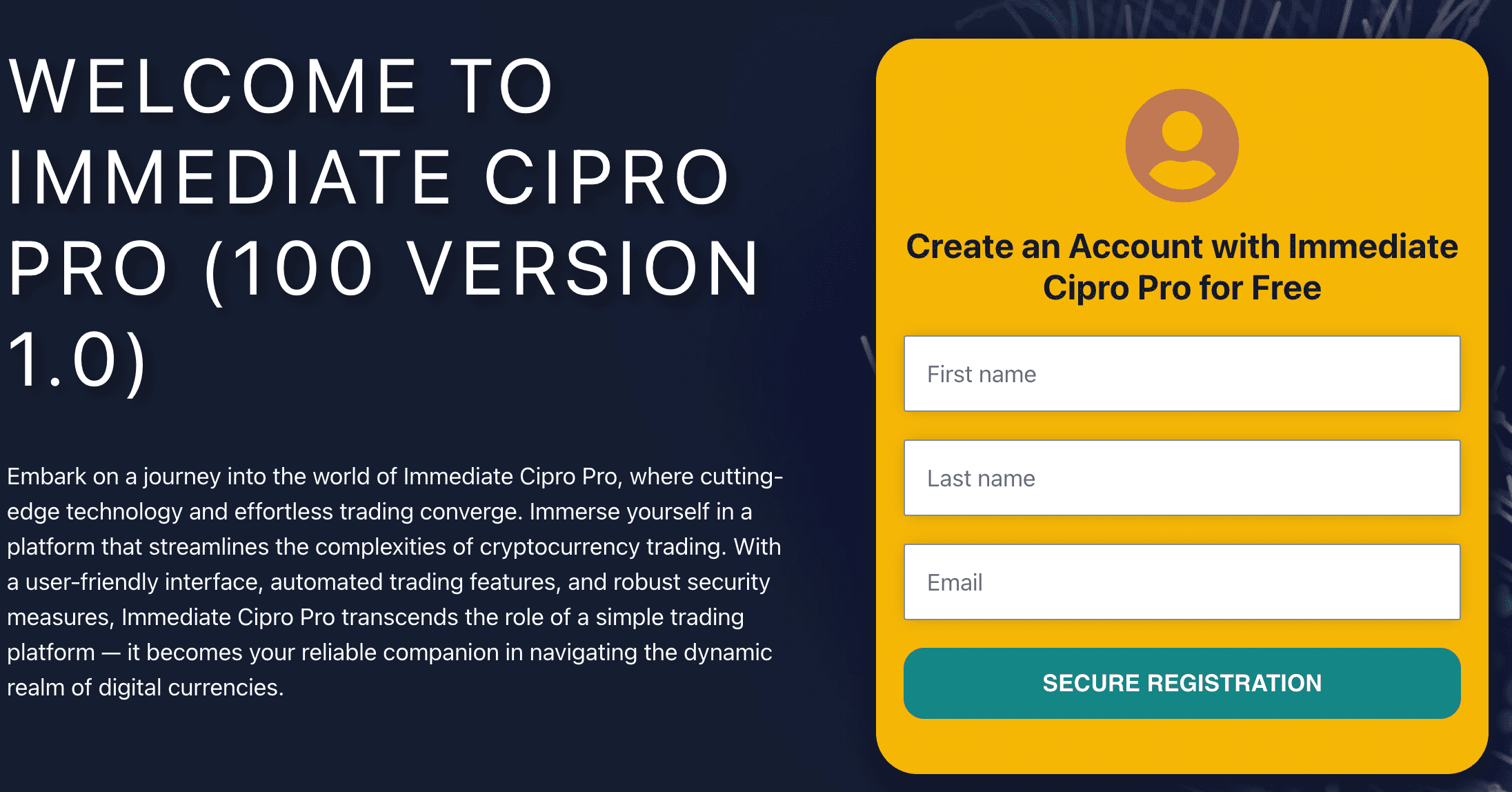 Immediate Cipro 1.0 (V 100) image